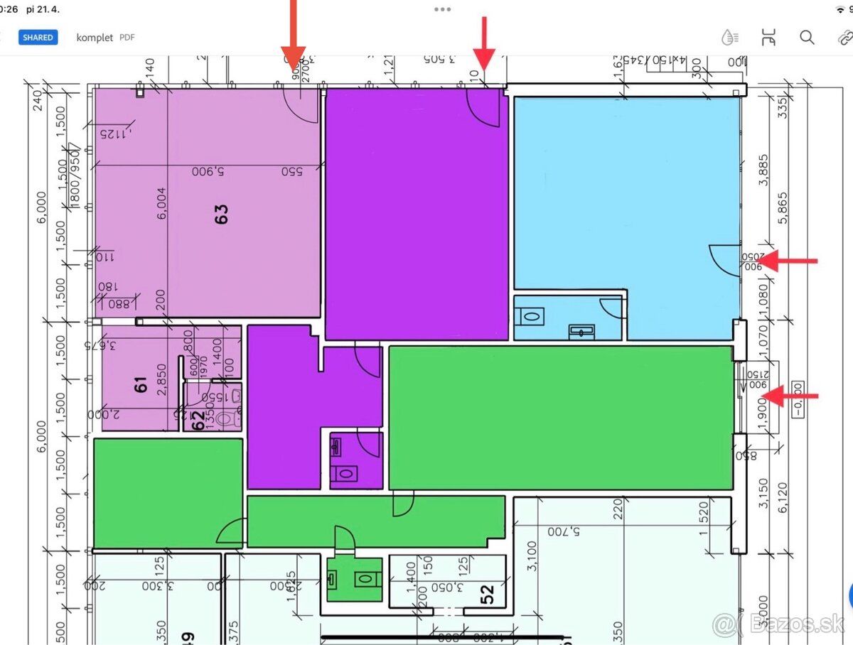 Ponúkam na predaj priestory o veľkosti 177,76 m2 , nachádzaj