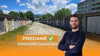 Ponúkam na predaj nové radové garáže v obci Bystrička pri Ma