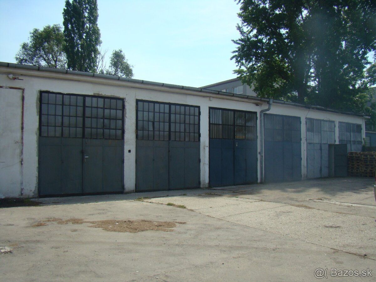 Prenajmeme dielňu/sklad cca 130m2 (2 vstupné brány) na Trnav