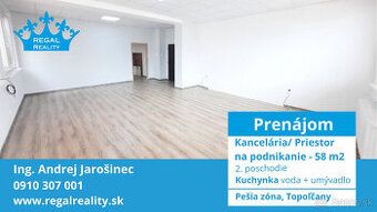 Ponúkam na prenájom komerčné a prevádzkové priestory v meste