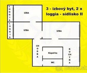 Ponúkame na predaj 3-izbový byt v obľúbenej lokalite na ulic