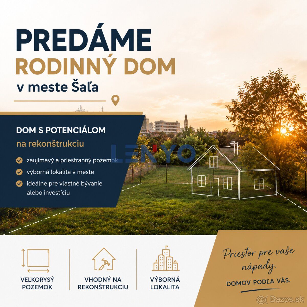 Ponúkame na predaj rodinný dom situovaný na zaujímavom a pri