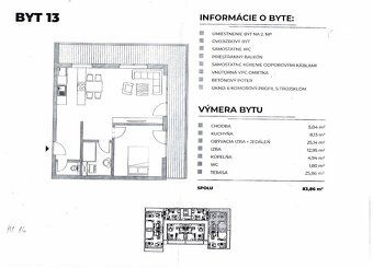 Ponúkame na predaj: Luxusný 2-izbový byt s balkónom v novost