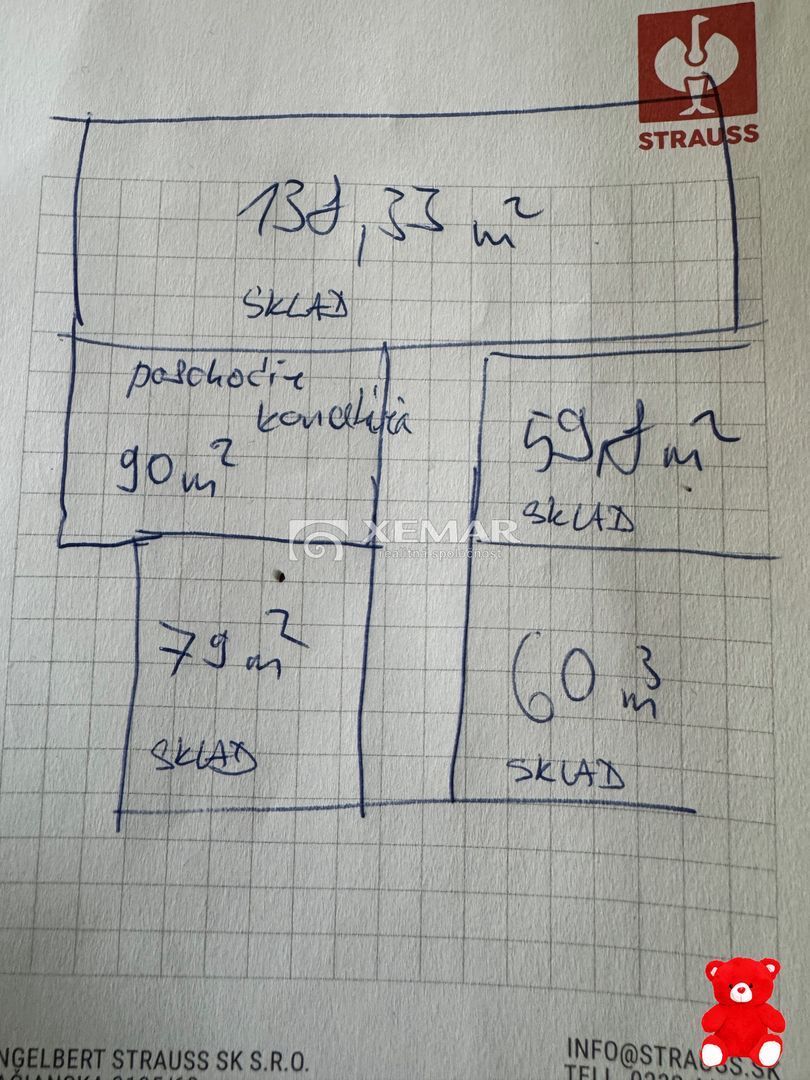 XEMAR ( alebo 0905 837 273 ) Ponúka na prenájom skladové pri