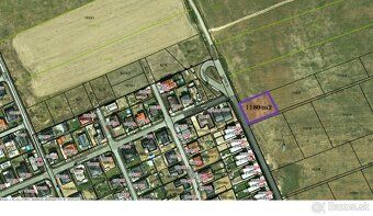 Predám investičný pozemok - orná pôda vo výmere 1180 m2, lok