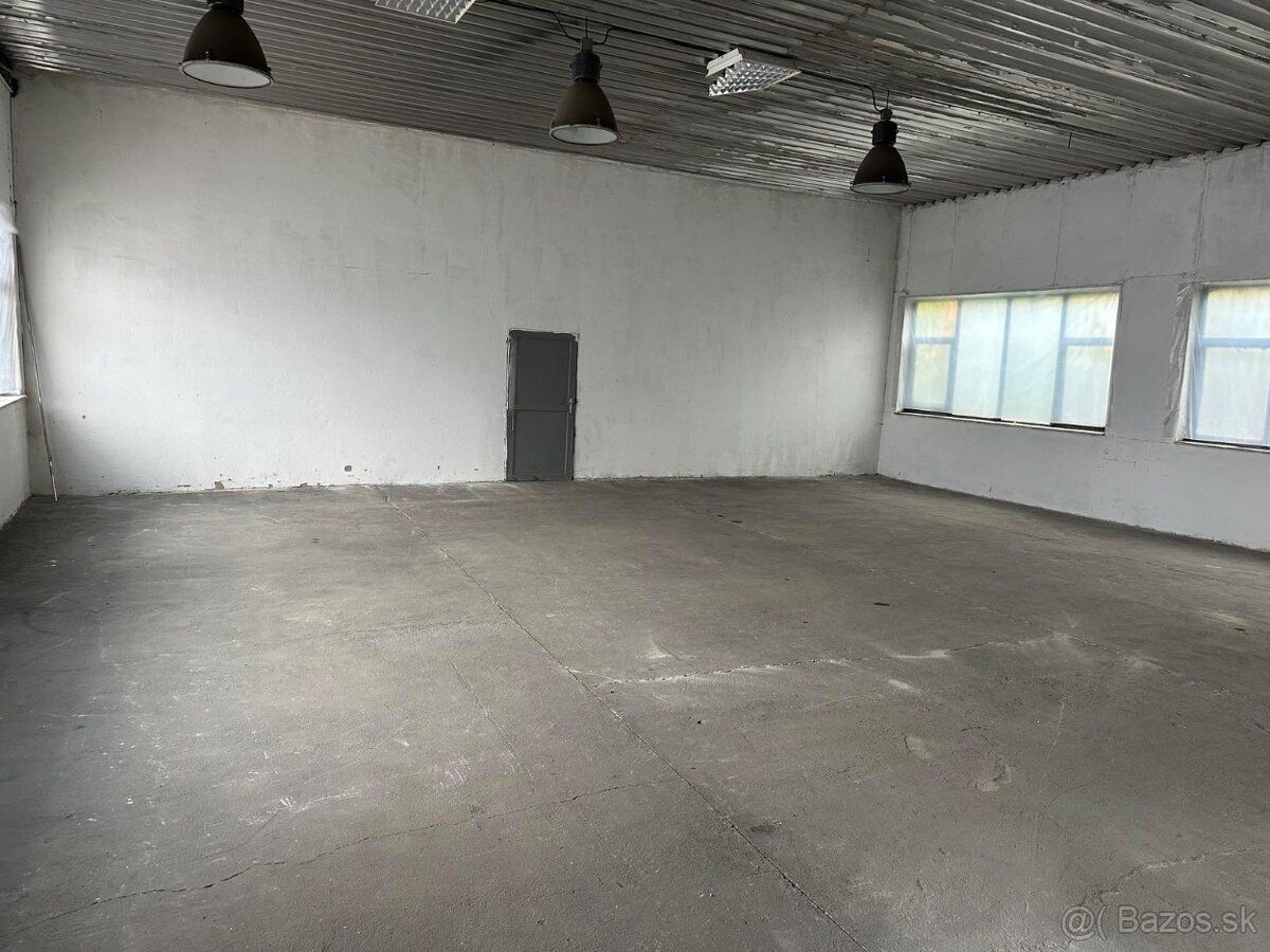 Ponúkam skladové priestory na prenájom - 205 m2 s rampou na 