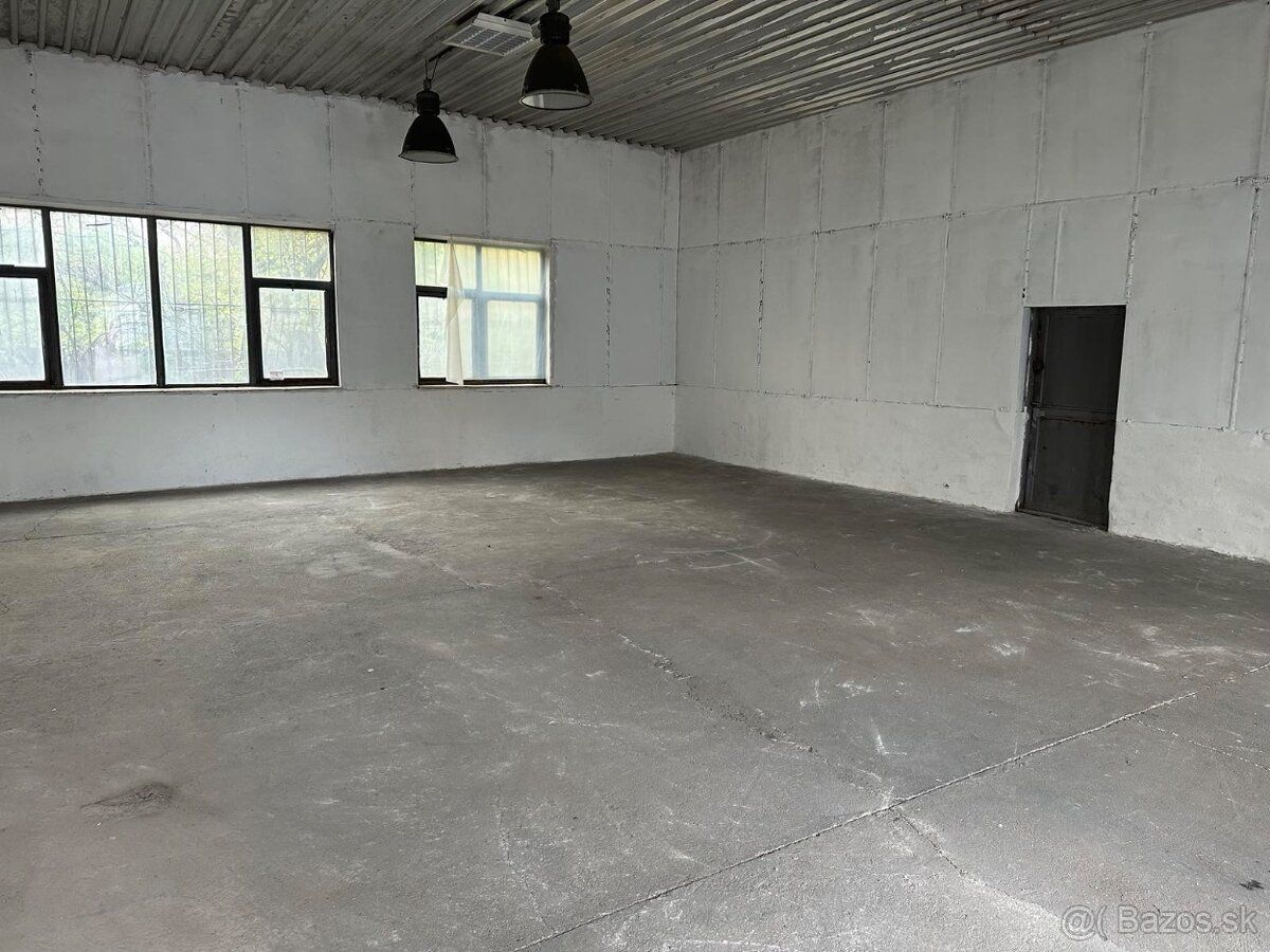 Ponúkam skladové priestory na prenájom - 205 m2 s rampou na 