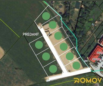 Pozemky na predaj – VYHĽADÁVANÁ LOKALITA KRNČA (nad Topoľčan