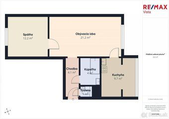 Realitná kancelária RE/MAX ponúka na predaj 2-izbový byt v o