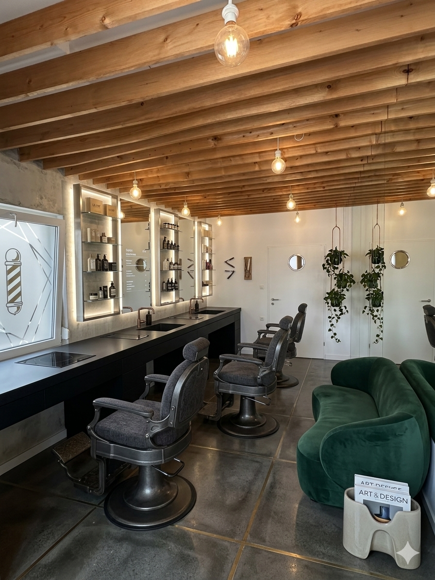 Na prenajom priestor na Barbershop . V prílohe vizualizaciia