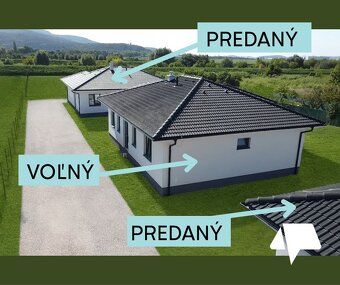 Ponúkame na predaj kvalitný 4-izbový bungalov - novostavbu v