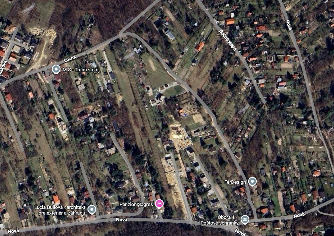 Rekreačný pozemok, lokalita Stupava, Nová ulica. Výmera 1 19