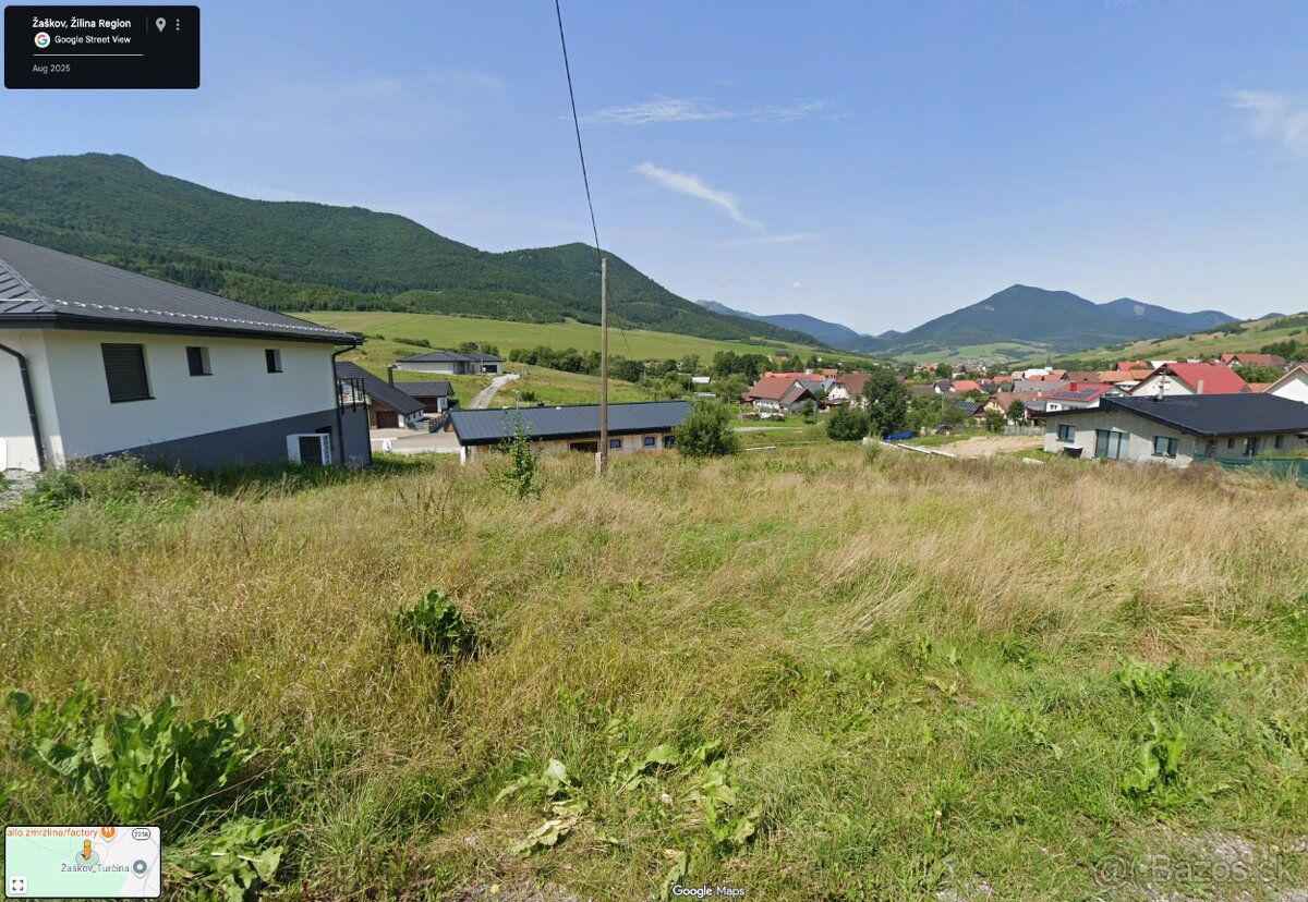 Predám stavebný pozemok v obci Žaškov (okres Dolný Kubín) s 