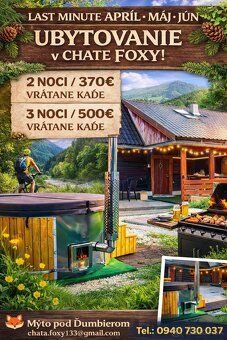 Ponúkame chatu na prenájom v obľúbenej lokalite Nízke Tatry 