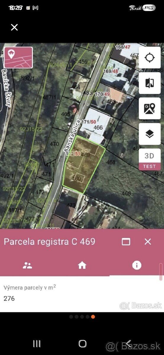 Predám stavebný pozemok v Krompachoch v kľudnej lokalite na 