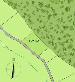 Predám slnečnú záhradu o výmere 409 m2 vhodnú na výstavbu re