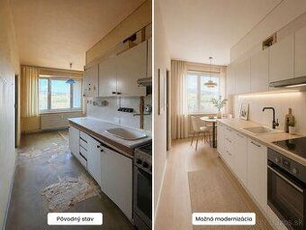 TUreality ponúka na predaj 1-izbový byt o výmere 38 m2 orien
