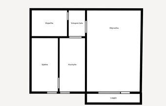 Ponúkame na predaj príjemný 2-izbový byt s výmerou 42 m², do