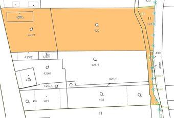 Slnečný pozemok 1700 m² + rodinný dom + investičný potenciál