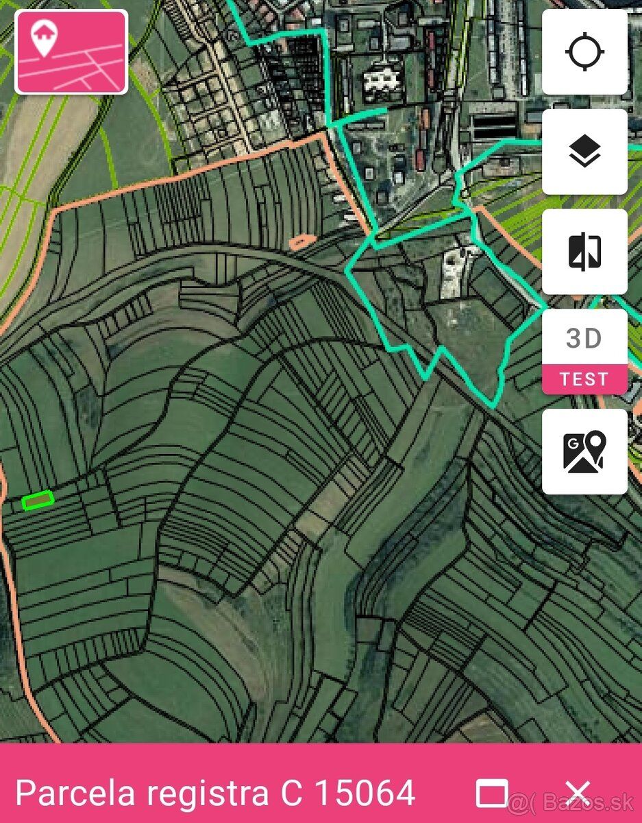 Predám pozemok nad Kežmarkom pri cyklistickom chodníku smero