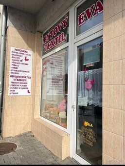 Odstúpim zabehnutú prevádzku BYTOVÉHO TEXTILU s viac ako 30-