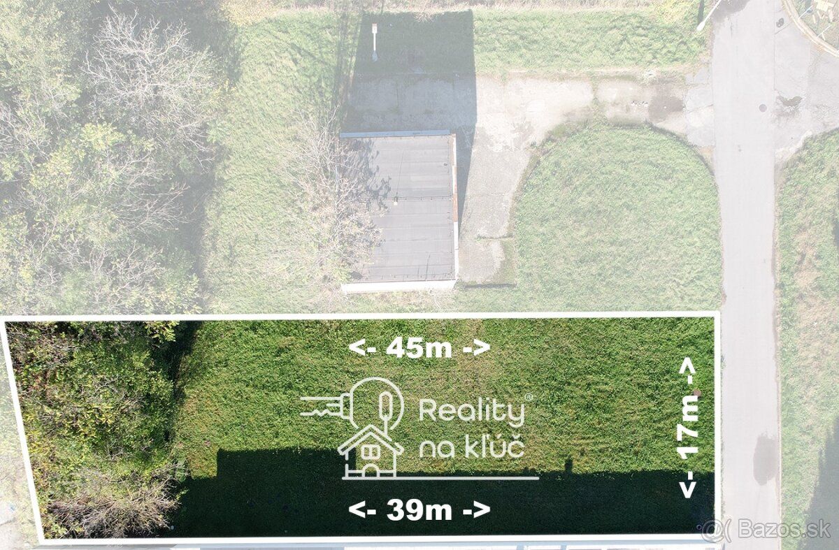 Reality na kľúč Vám ponúka na predaj stavebný pozemok o výme