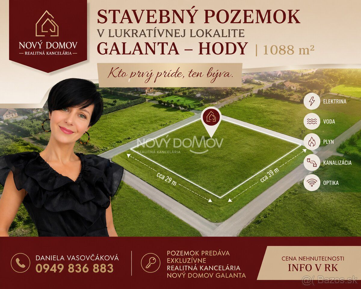 Stavebný pozemok v lukratívnej lokalite Galanta – Hody | 108