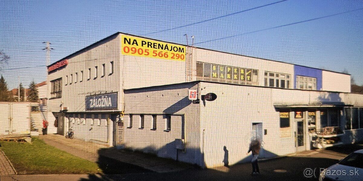 Ponúkam na prenájom obchodné priestory v Humennom
Prenajmem 