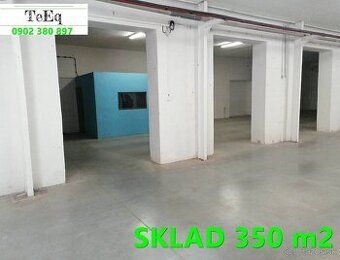 Ponúkam na prenájom skladové priestory 150 m2 na ul. Janka K