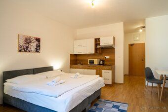 Apartmán (33 m², 2+1 osoby) Plne vybavená kuchyňa, obývačka 