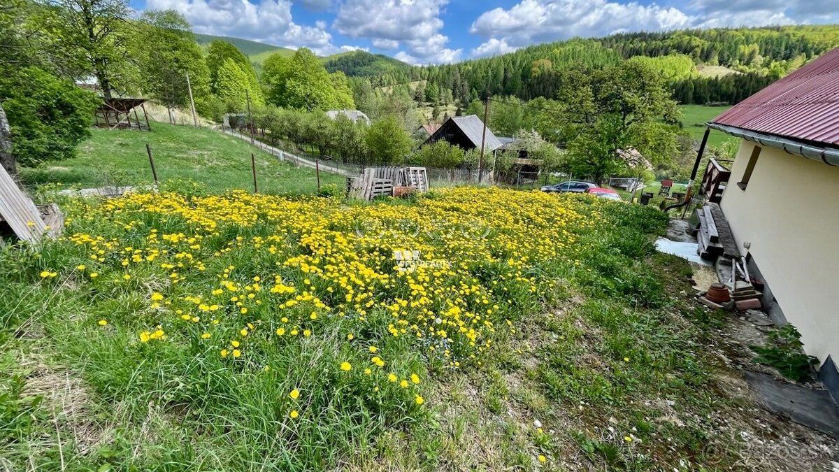 Na predaj slnečný pozemok na výstavbu chaty – Horný Vadičov,