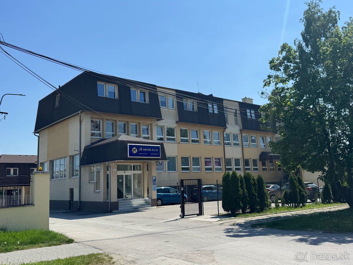 Ponúkame na prenájom kancelárie od 8,5m2 - 21m2. Výhodná cen