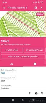 Predaj pozemkov – orná pôda, Smižany (okres Spišská Nová Ves