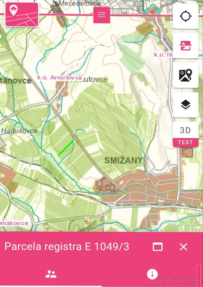 Predaj pozemkov – orná pôda, Smižany (okres Spišská Nová Ves