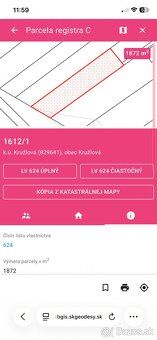 Predam pozemok vhodny na vystavbu rodinneho domu o rozlohe 1