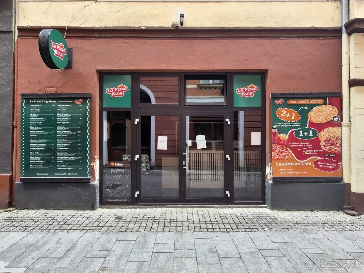 Odstúpim gastro prevádzku s vybavením v historickom centre m