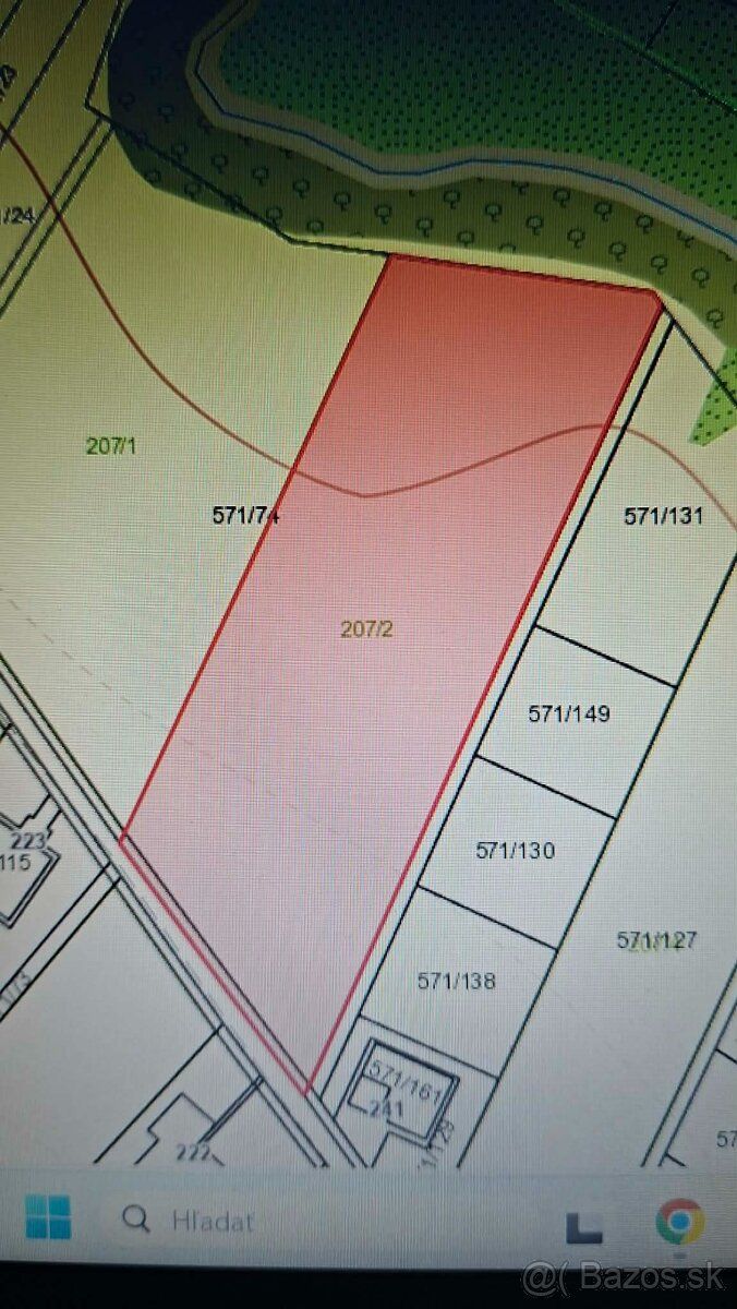 Predám pozemok, 8210 m2 v novovznikajúcej ulici v malebnej o