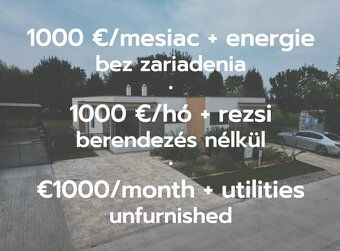 Ponúkame na prenájom modernú novostavbu 3-izbového rodinného