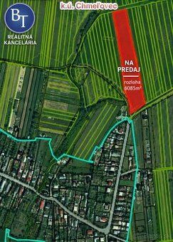 Na predaj pozemky v extraviláne obce Podhorany, vhodny na ko