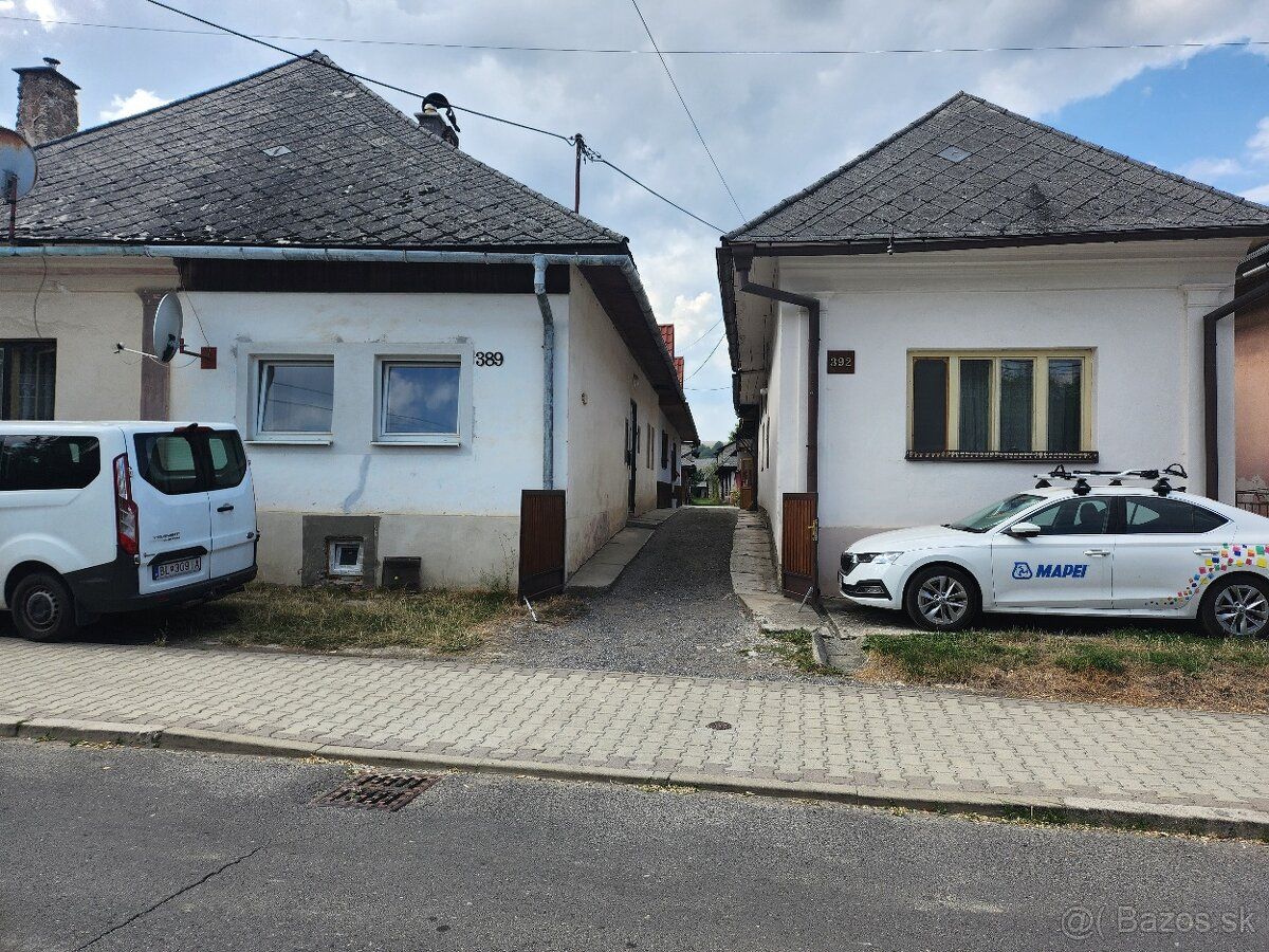 Dobrý deň. Predáme starší dom v Partizánskej Ľupči vhodný na