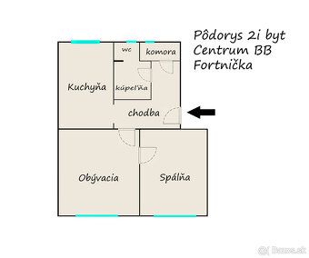 Ponúkame na prenájom ZREKONŠTRUOVANÝ 2 izbový TEHLOVÝ byt vo
