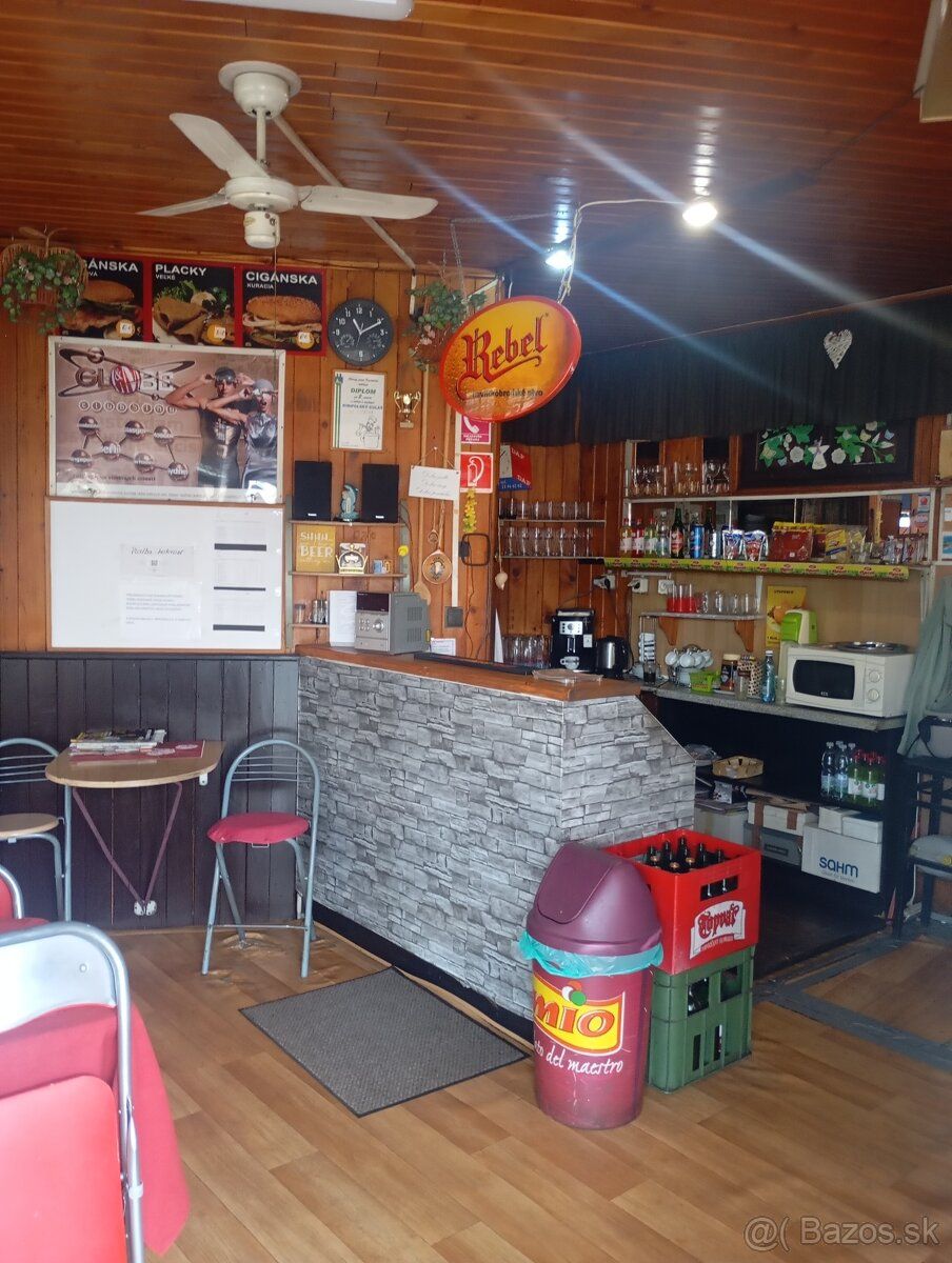 Predám obchodný priestor - bufet v centre mesta. Rozloha 25 