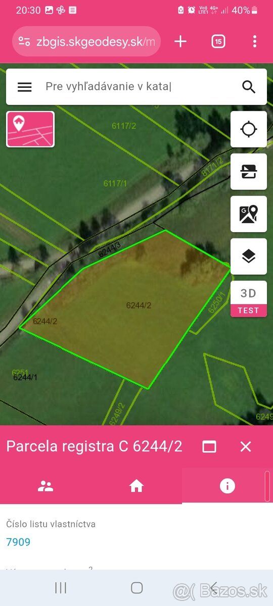 POZEMOK NA SAMOTE – ORAVA– 4635 m² – IDEÁLNY NA REKREÁCIU / 