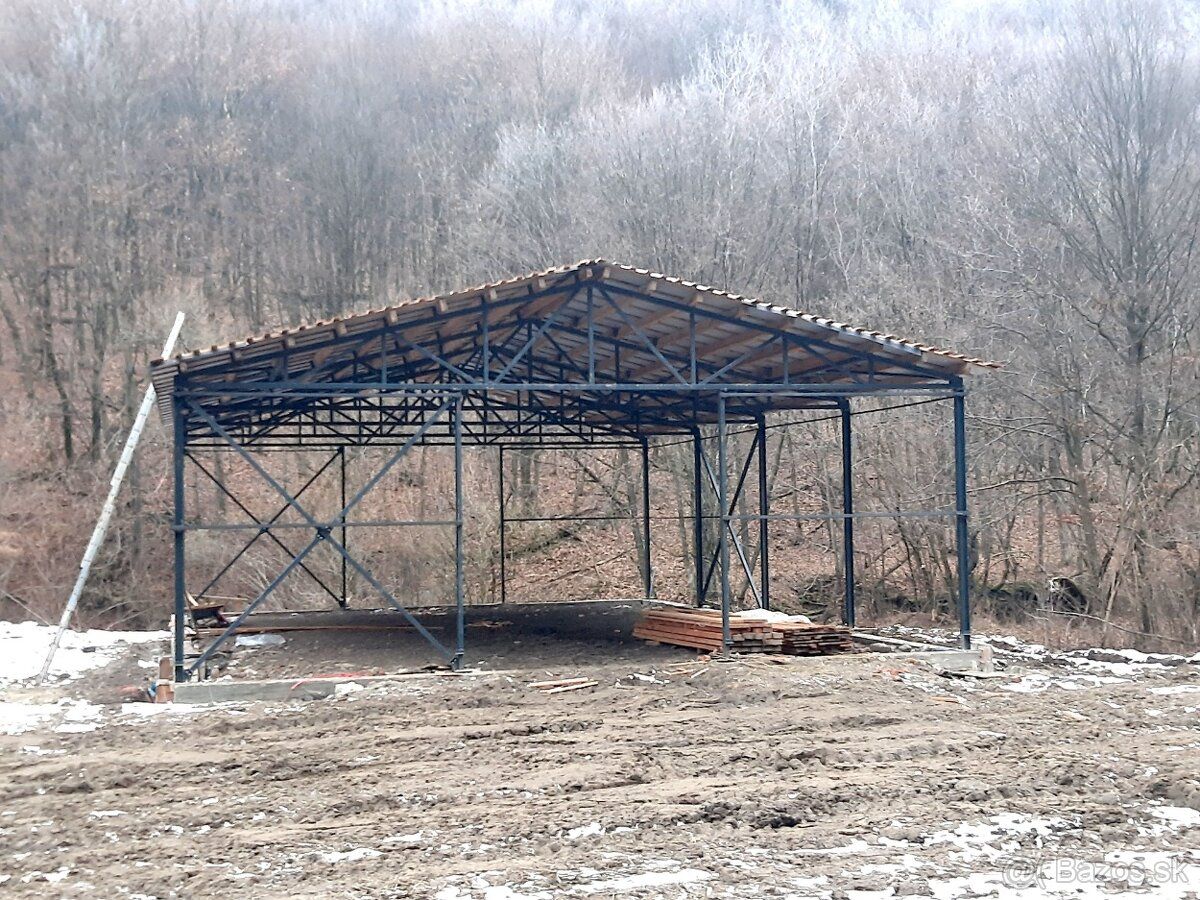 Ponúkam na predaj novú, priehradovú oceľovú konštrukciu haly