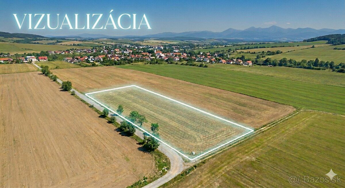 Ponúkame na predaj krásny, slnečný a rovinatý pozemok s celk