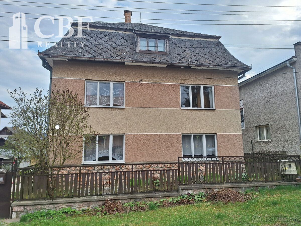 Typ: Rodinný dom Ulica: Krásnohorské Podhradie Obec: Rožňava