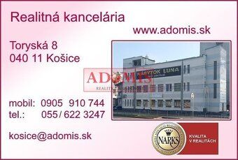 Lokalita: polyfunkčný komplex CASSOVAR, Košice Výmera priest