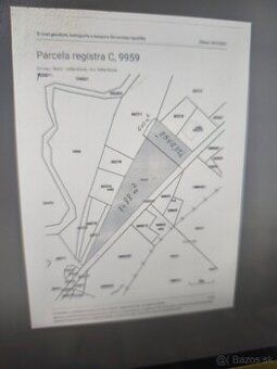 Rekreačné pozemky v územnom pláne obce – 3 103 m², Veľké Rov