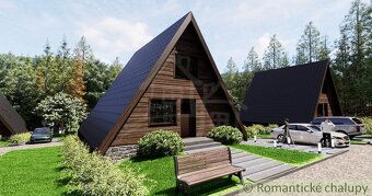 Na predaj 2 samostatné rozostavané rekreačné chaty v štádiu 