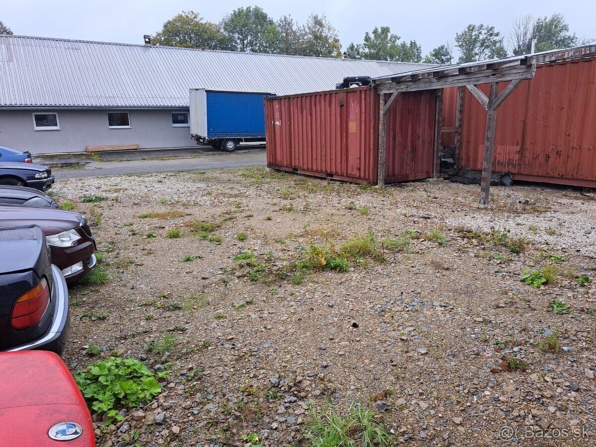 Ponúkame na PRENÁJOM spevnený pozemok s výmerou cca 120 m², 